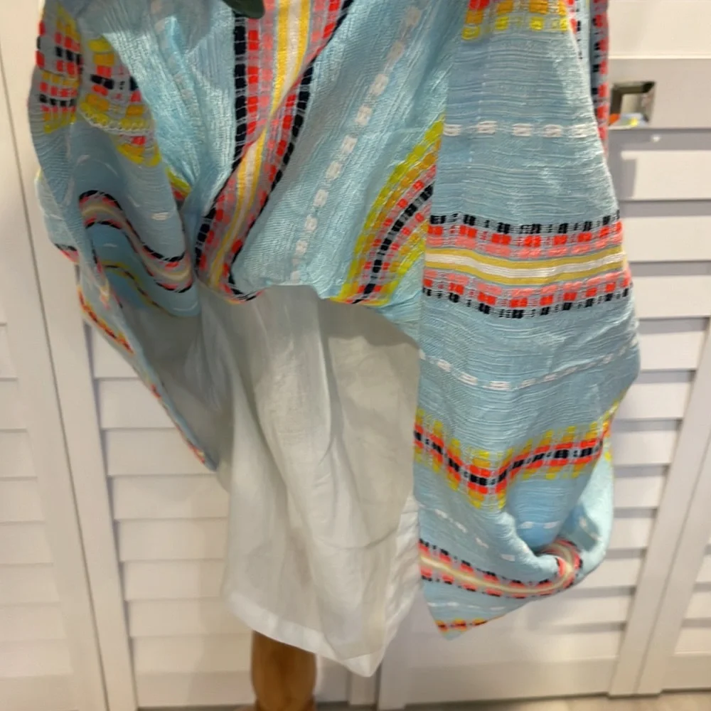 Lemlem NWOT Boho lined MIDI Dress with embroidered details - Picture 5 of 12